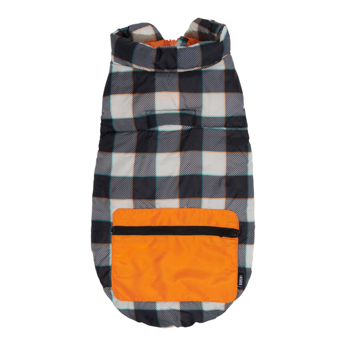 Plaid To The Bone Puffer Vest